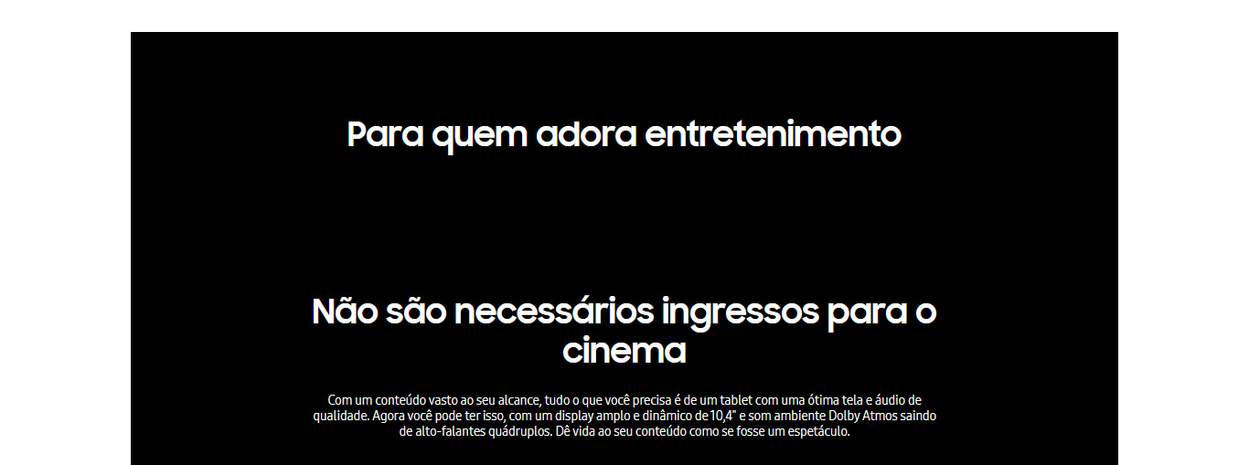 Tablet Samsung Galaxy A7 WiFi T500 64GB 3GB RAM Tela Grande 10.4